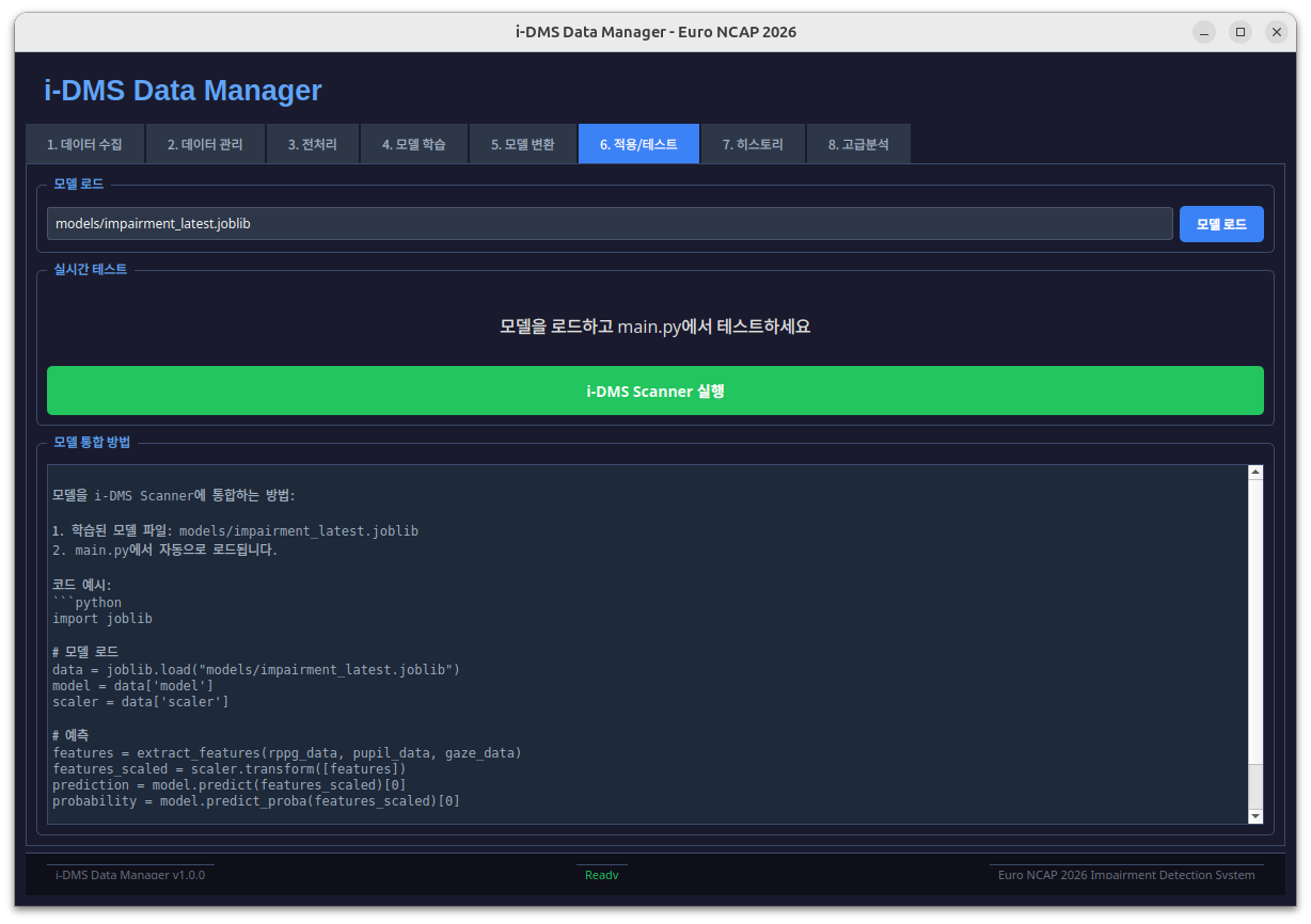 i-DMS Data Manager Interface